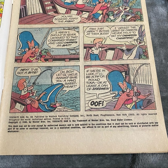 Vintage 1980 Yosemite Sam and Bugs Bunny Comic #68 Part of Whitman 3 Pack - Picture 4 of 12